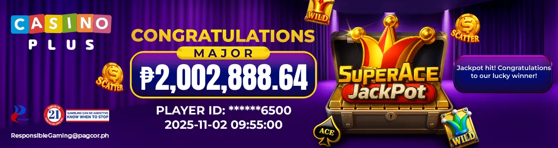 Super Ace Jackpot winner