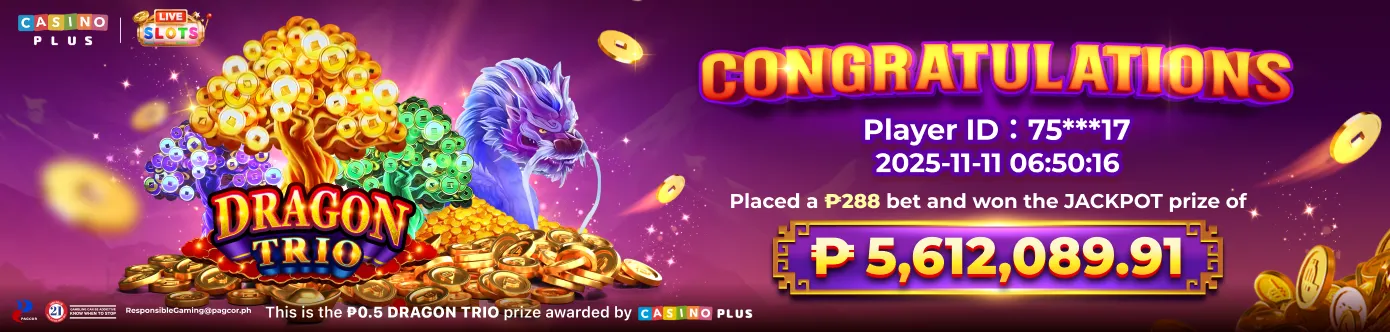 Dragon Trio Jackpot Today