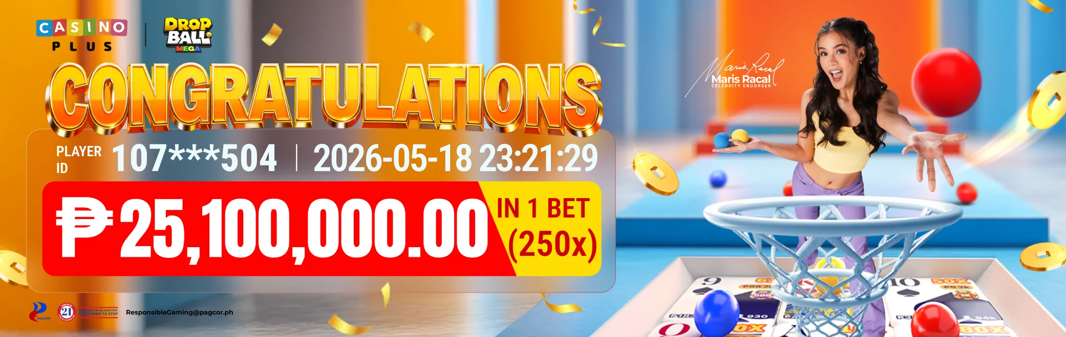Drop Ball high multiplier