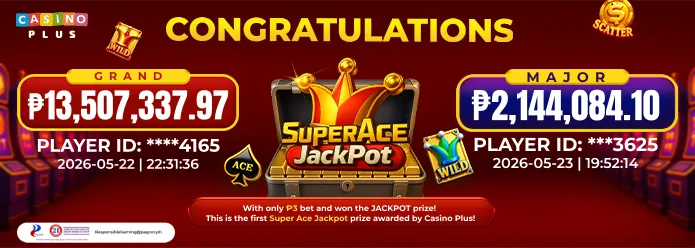 Super Ace Jackpot Double Win