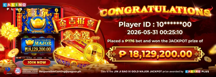 JJBX Gold Major Jackpot Result