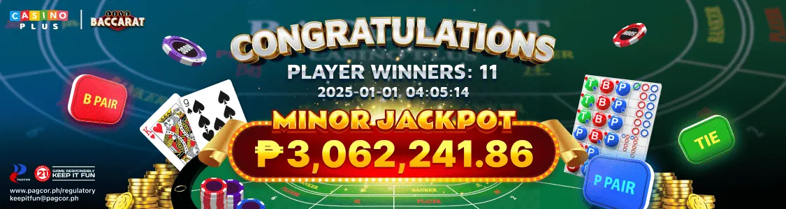 Online Baccarat Minor Jackpot