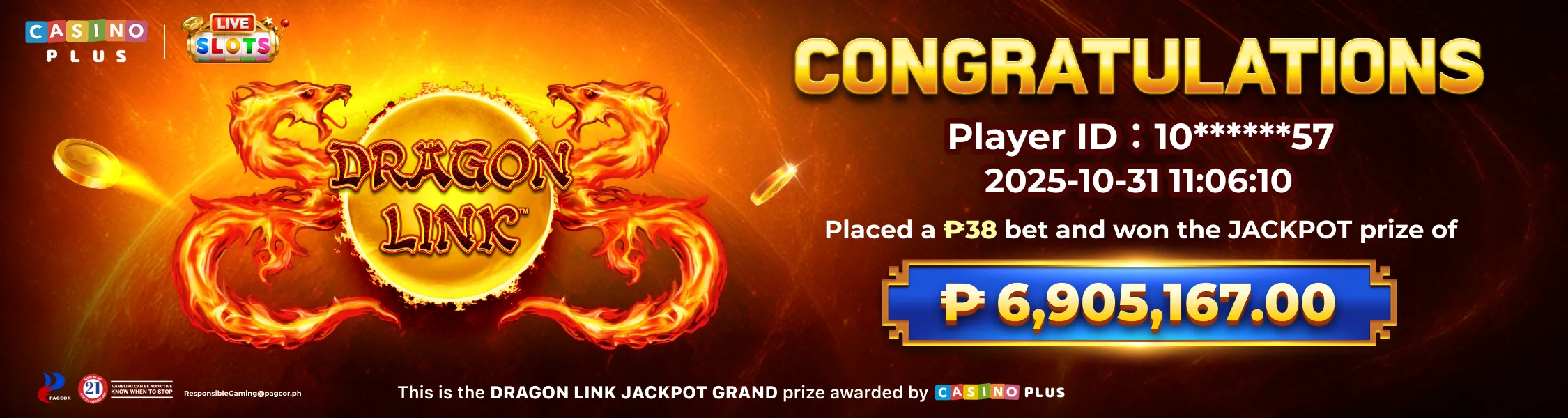 Dragon Link Major Jackpot