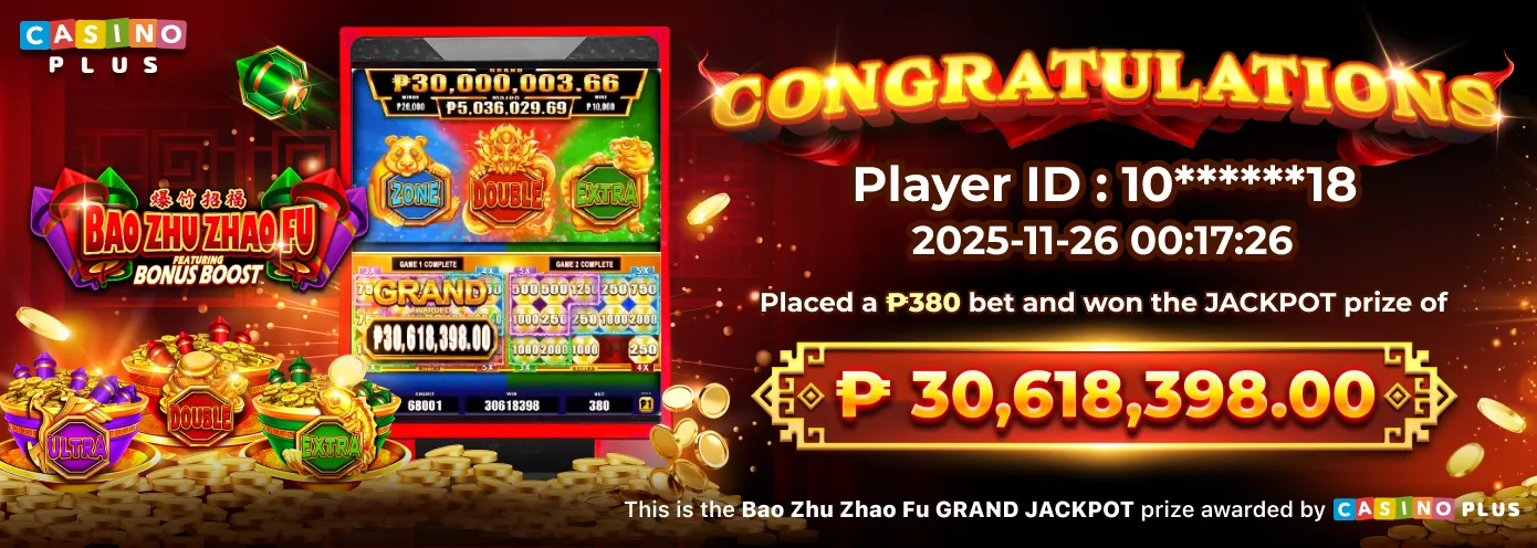 Bao Zhu Zhao Fu GRAND JACKPOT Today