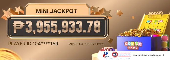 Color Game Mini Jackpot Update