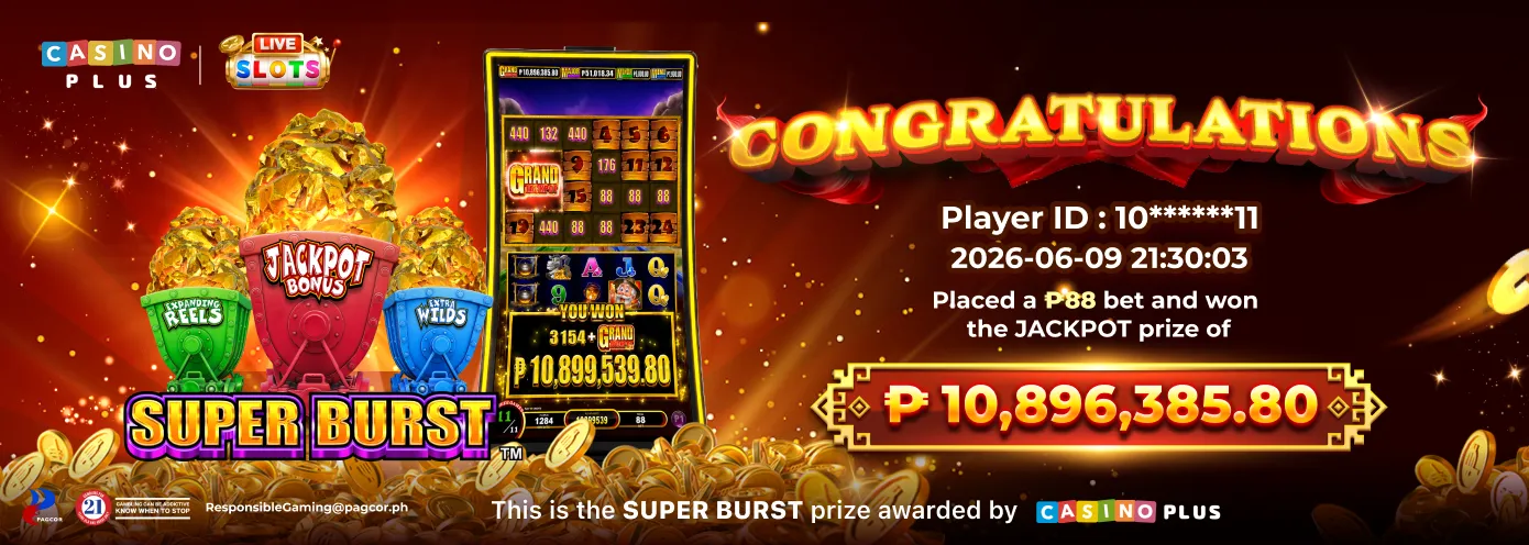 Super Burst Jackpot Update Today